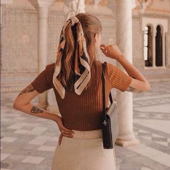 Christian Dior Blue & Red French pocket square scarf - Picture 4 of 8